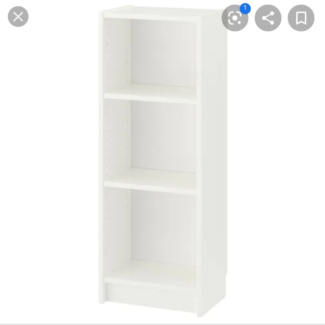 IKEA Billy Bookcase in white, Furniture & Home Living, Furniture
