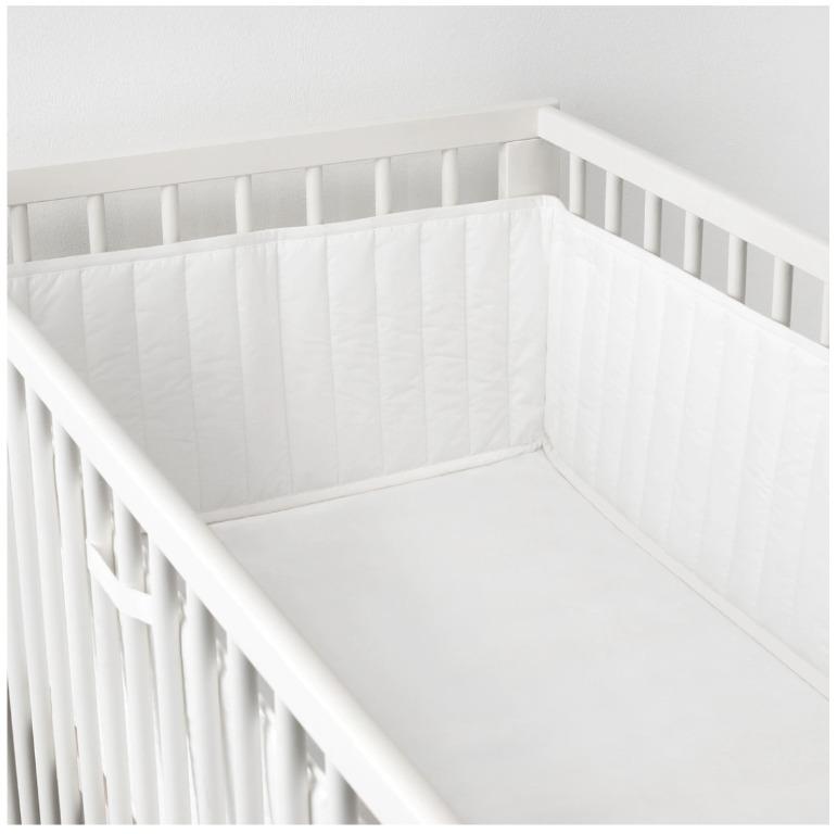 Ikea Len Cot Bumper Pad Babies Kids Baby Nursery Kids Furniture Cots Cribs on Carousell