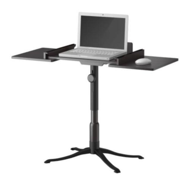 Ikea Portable Laptop Table Furniture, Ikea Movable Computer Desk