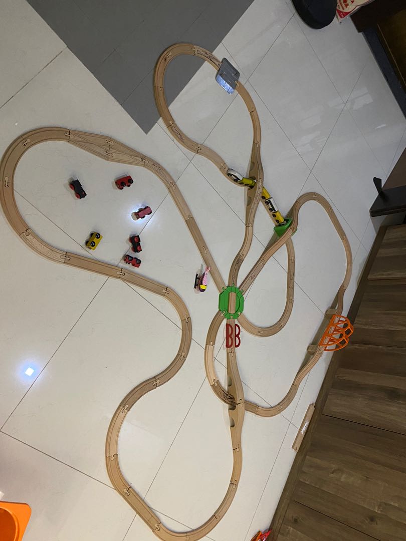 ikea train track, Babies & Kids, Toys & Walkers on Carousell