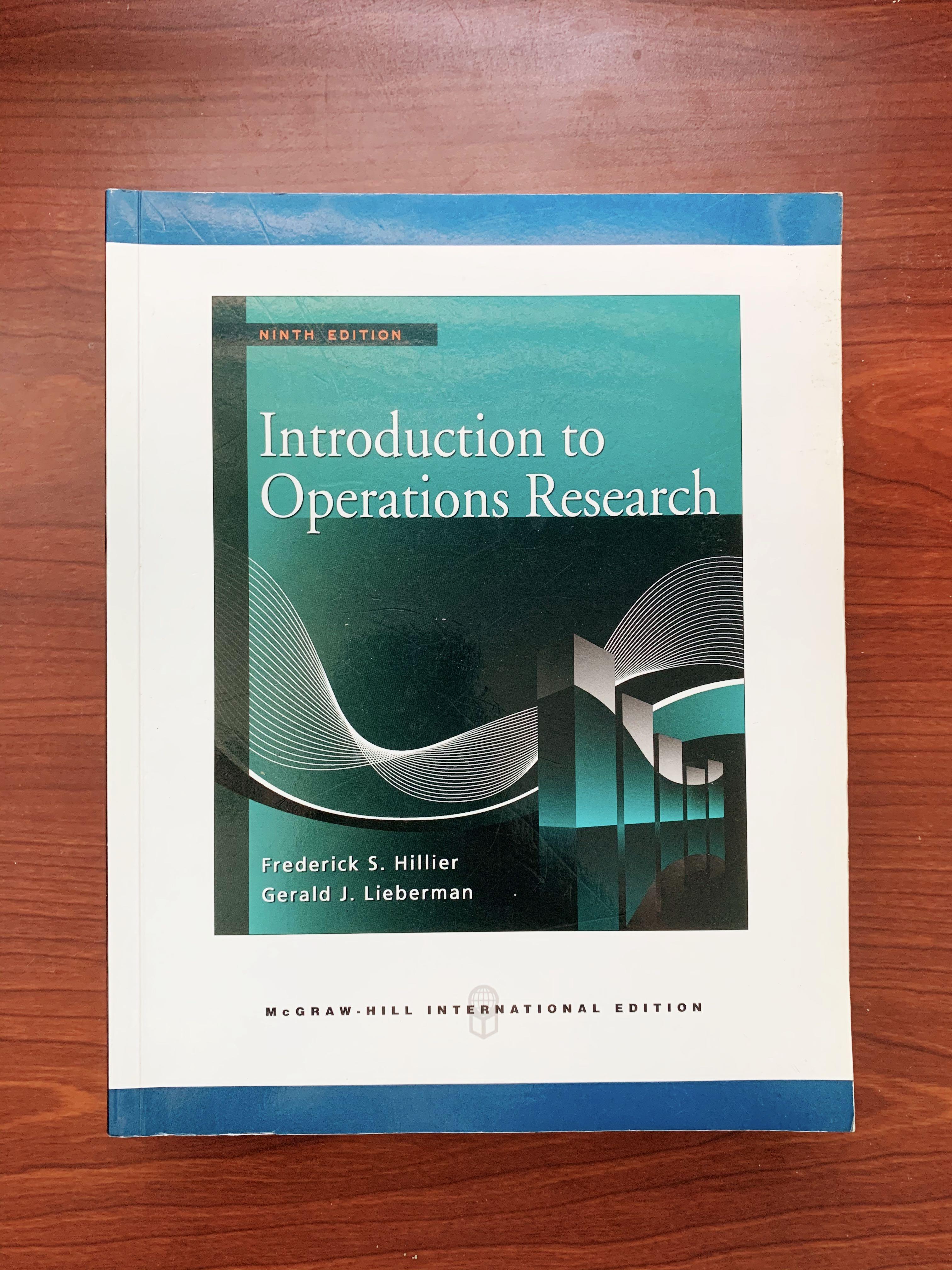 to　ed.　Carousell　Hobbies　Research　Books　Lieberman,　Hillier　on　and　Operations　by　Textbooks　Introduction　Magazines,　9th　Toys,