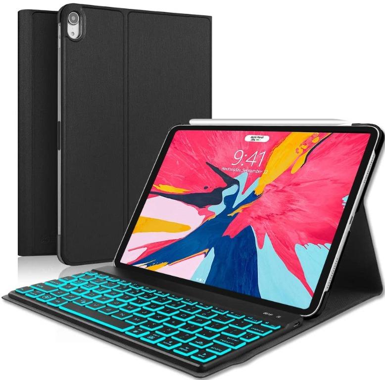 Backlit Bluetooth Keyboard Case For Ipad Pro 11 Inch 2018 Tablet Stand Cover For Ipad Pro 11 2018 English Russian Keyboard Case Tablets E Books Case Aliexpress