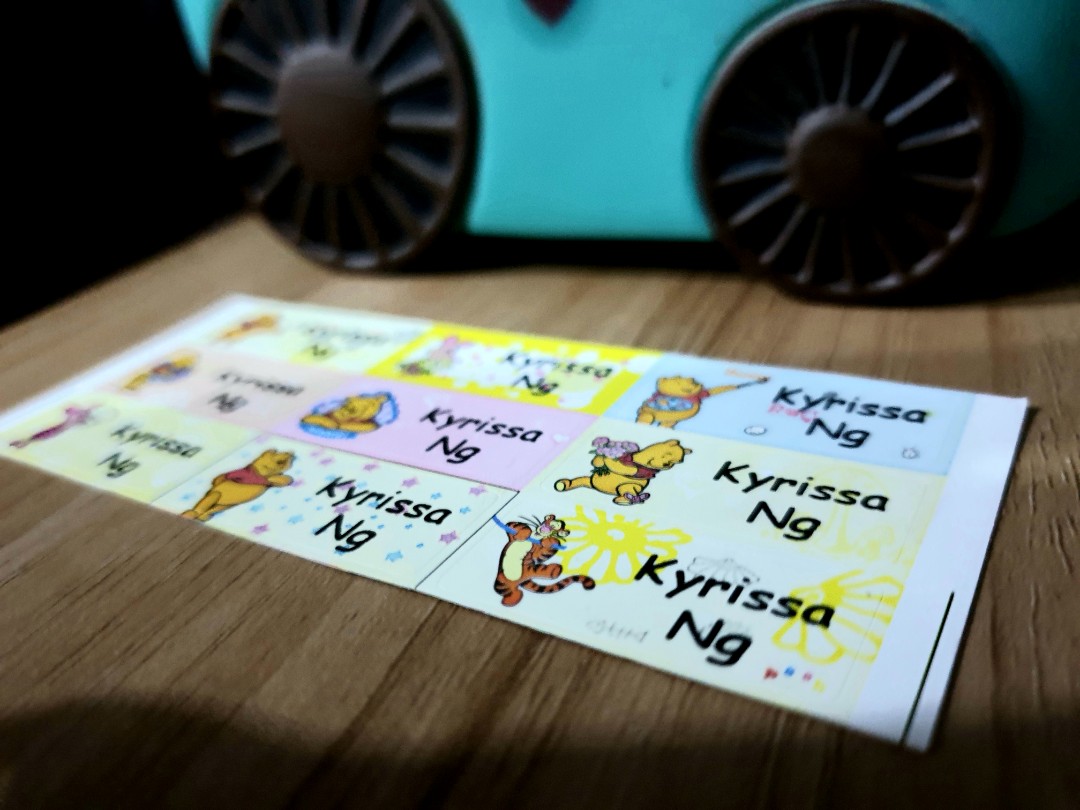 Iron on name label, Hobbies & Toys, Stationery & Craft, Art & Prints on