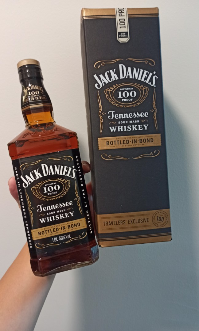 Jack Daniel's Bottled In Bond Whisky 100 Proof Whisky 1L, Food & Drinks