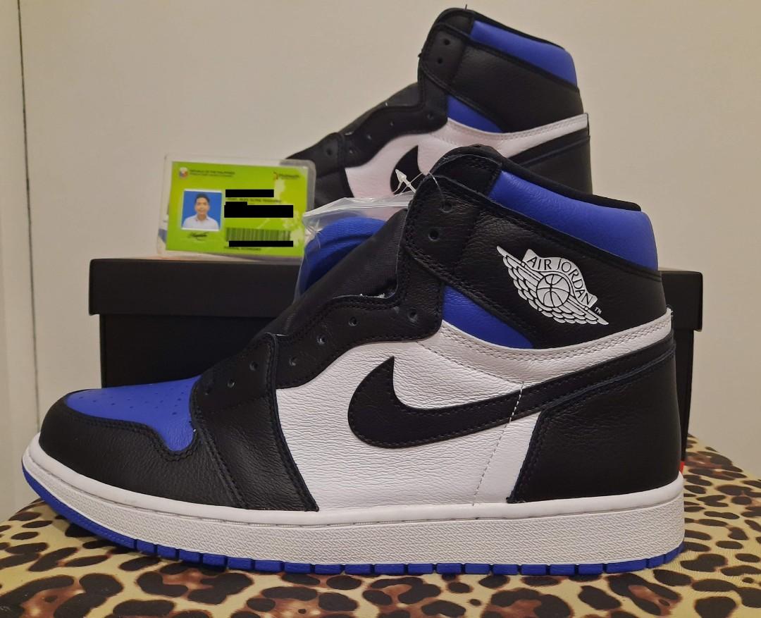 men's air jordan 1 royal toe
