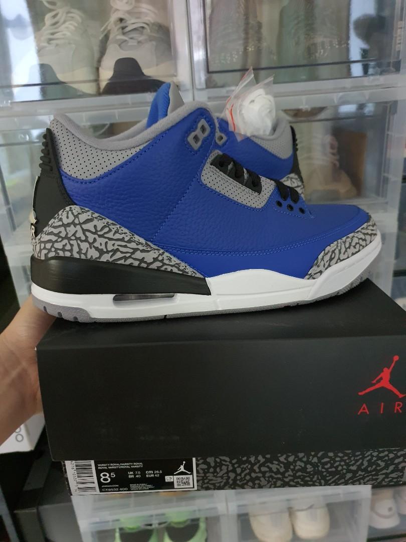 royal varsity jordan 3