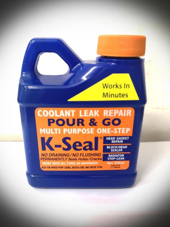 K SEAL PERMANENT REPAIR FOR COOLANT, HEAD GASKET & RADIATOR LEAKS, Car Accessories, Accessories