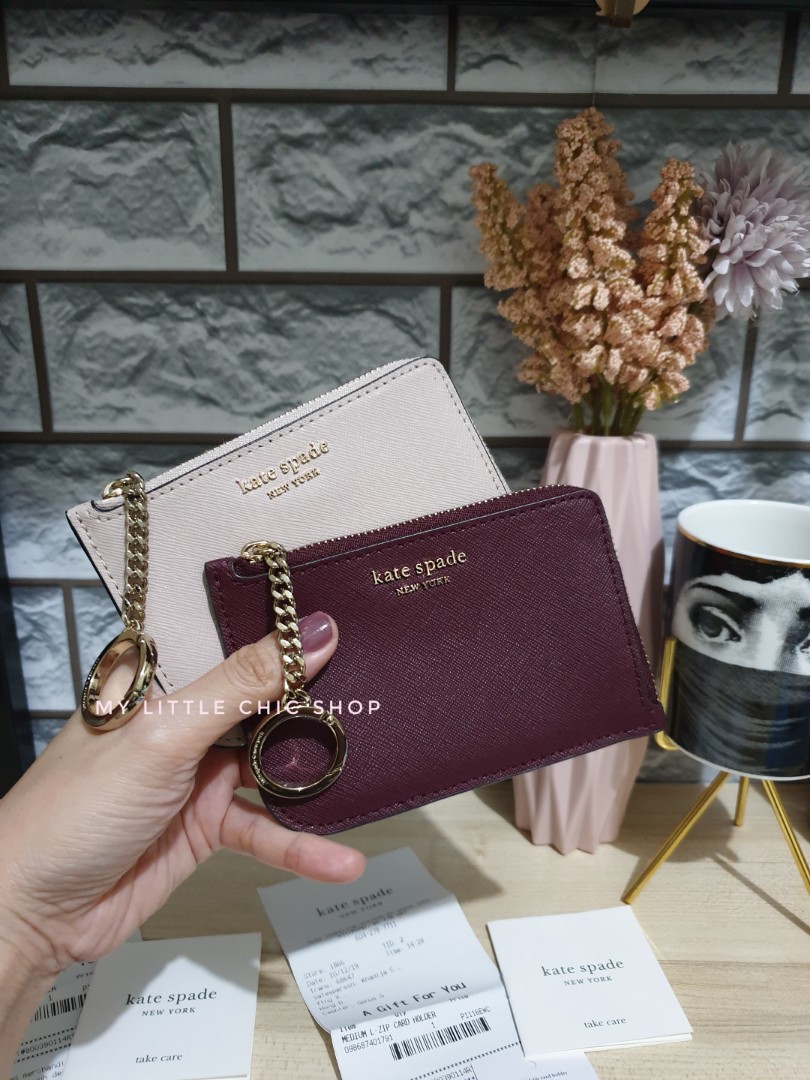 Kate spade medium zip sales card holder