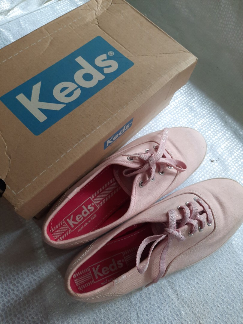 light pink keds