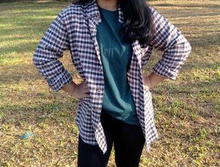 Kemeja Flanel size M