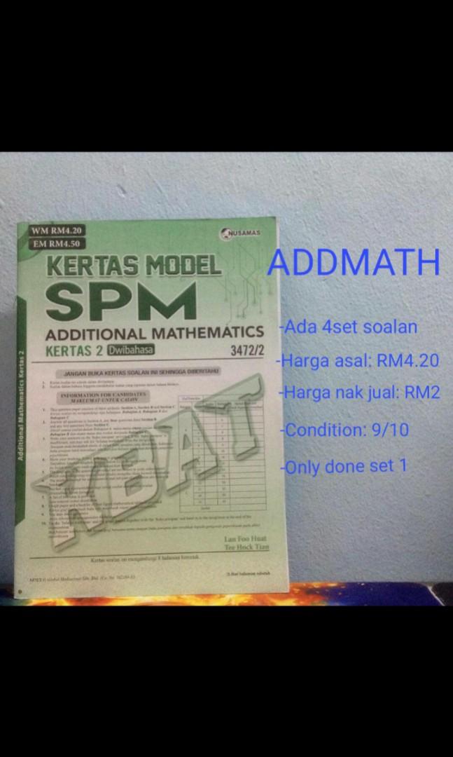 Mphonline Atomm Matematik Tambahan Spm Kertas 2 2019