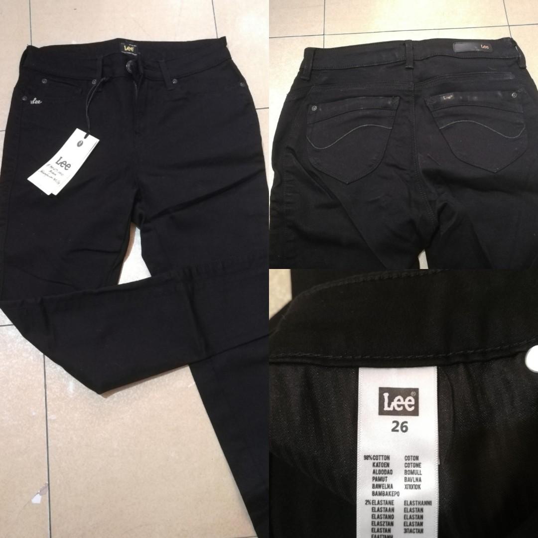 black lee jeans womens