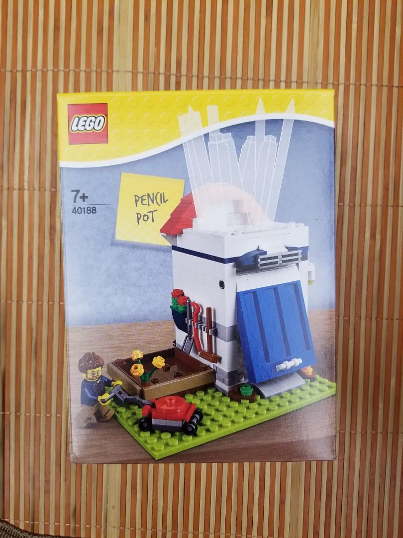 Lego 40188 pencil pot, 興趣及遊戲, 玩具& 遊戲類- Carousell