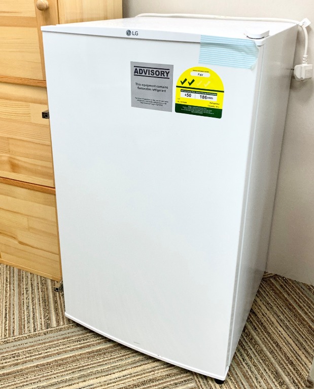 LG Mini Fridge 90 Liters 80cm Tall x 46cm Wide x 50cm Deep, TV & Home
