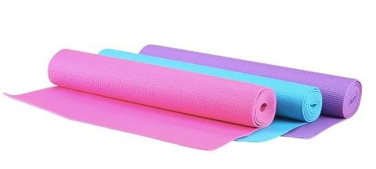 LiveUp PVC Yoga Mat with Bag (6 mm)