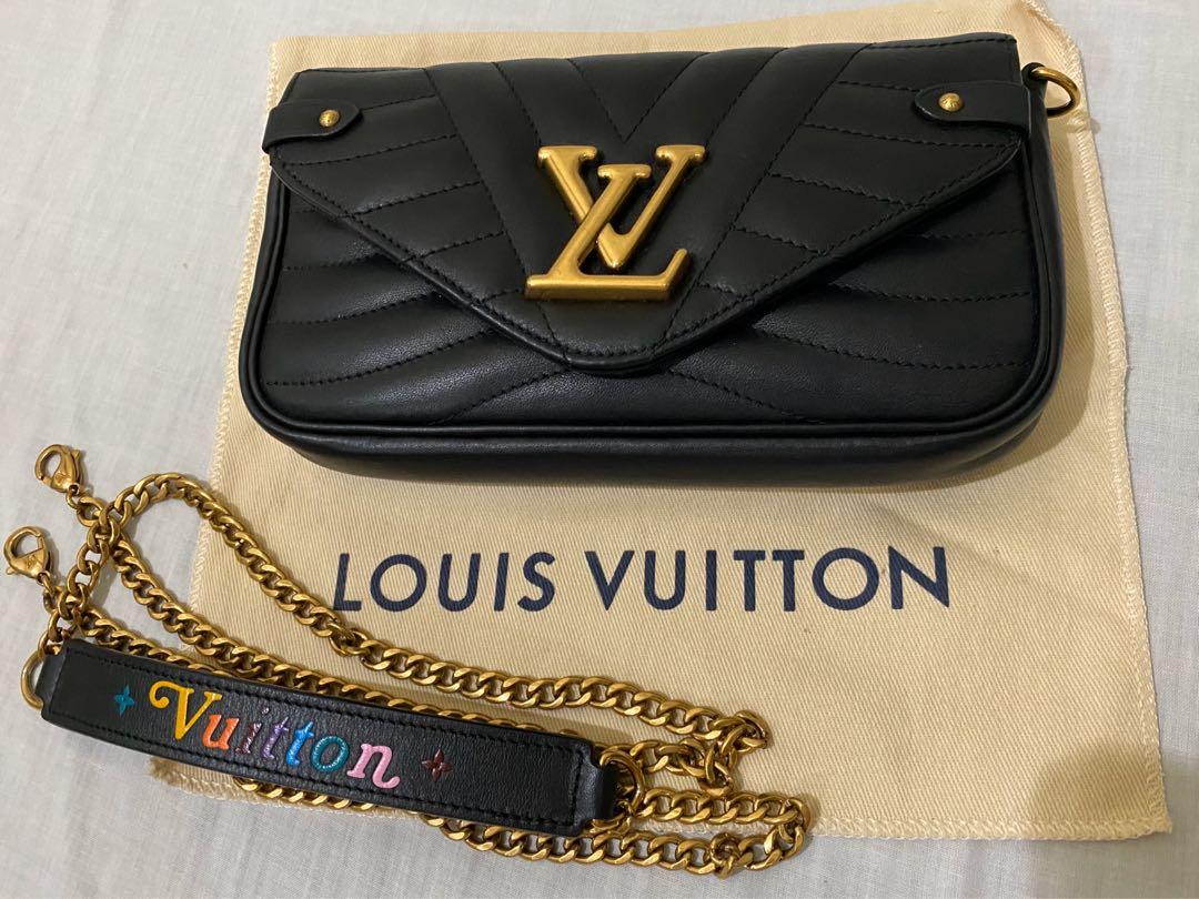 Louis Vuitton New Wave Noir Chain Pochette, Luxury, Bags & Wallets on  Carousell