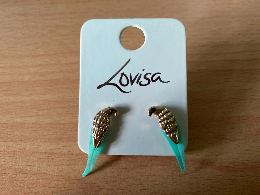 Lovisa green bird earrings Women s Fashion Jewelry Organisers