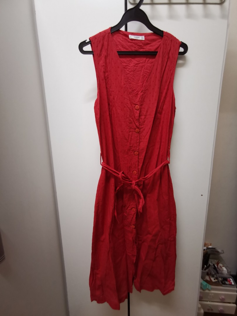 mango sleeveless dress