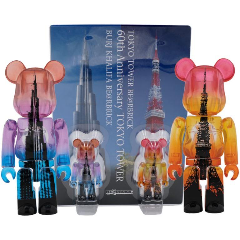 Medicom Be@rbrick Bearbrick Burj Khalifa Tower Tokyo Tower