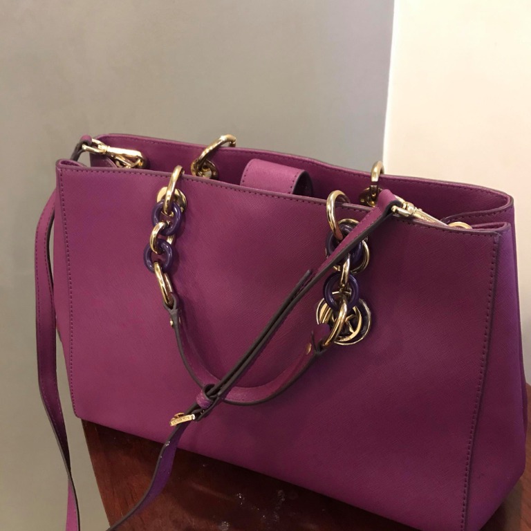 purple mk bag