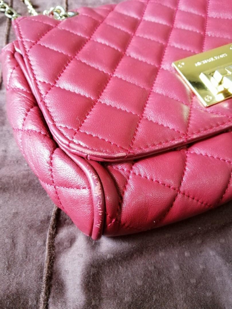 Vivianne leather crossbody bag Michael Kors White in Leather - 16418514