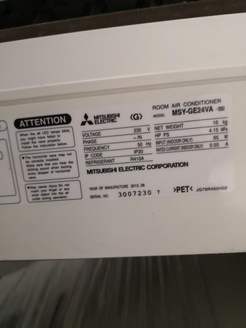 Mitsubishi Electric Air Conditioner Blinking Green Light / Mitsubishi