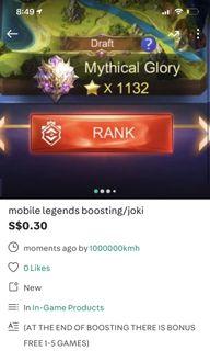 mobile legends boosting services