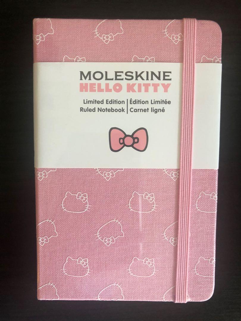 Moleskine Hello Kitty Limited Edition Ruled notebook 9*14cm, 興趣及遊戲, 手作