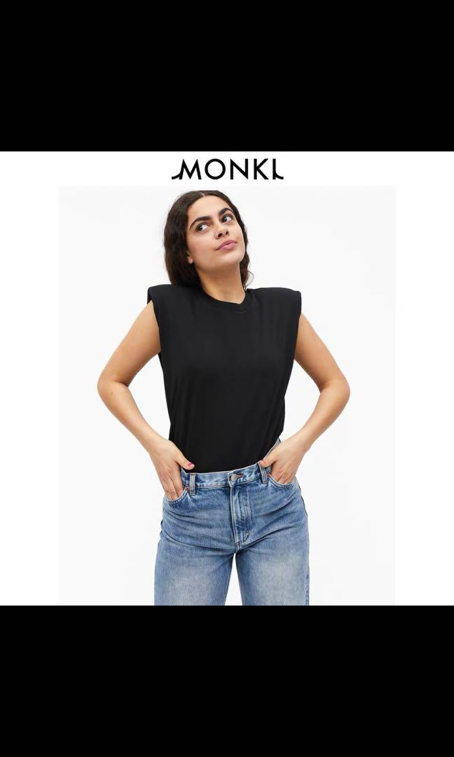 Monki shoulder pad tank top online