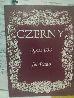 Music Sheet Czerny Opus 636