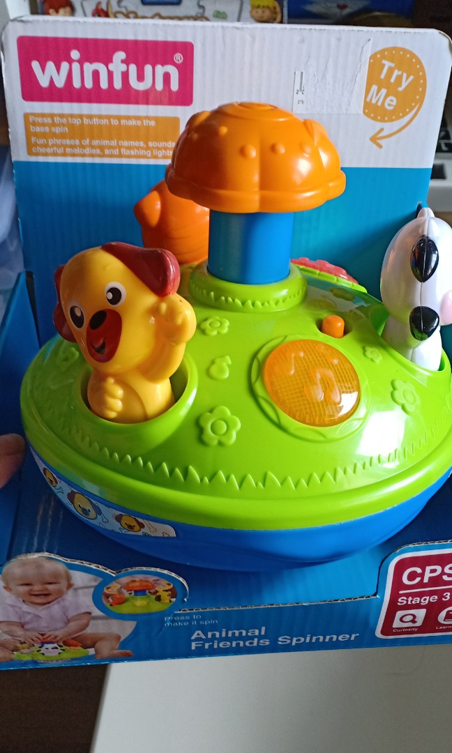 animal sound toy spinner