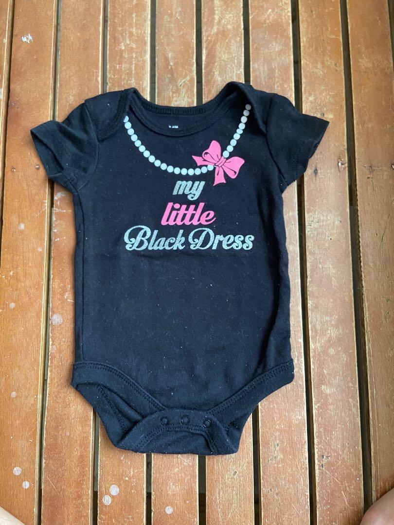 my little black dress onesie