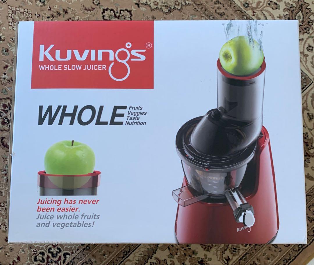 N E W Kuvings Slow Juicer C7000 + FREE GIFT Smoothie Strainer, TV