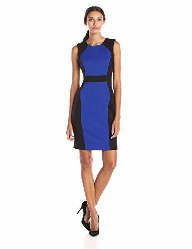 Calvin klein blue hotsell and black dress