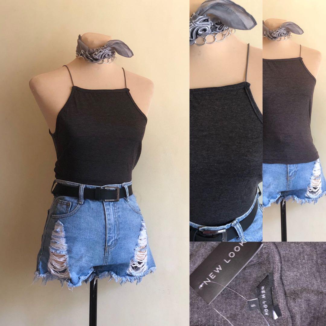 new look jeans top