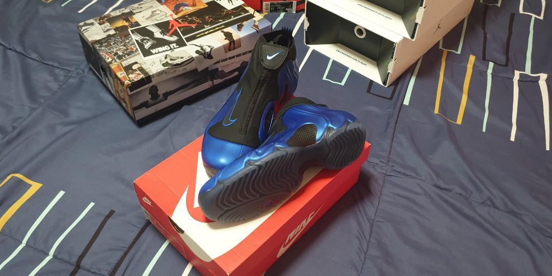 Nike air flightposite dark neon royal top