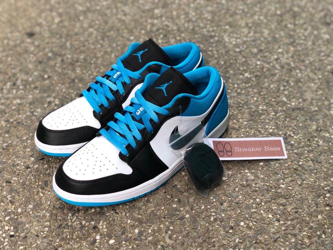 Nike Air Jordan 1 Low Laser Blue Men S Fashion Footwear Sneakers On Carousell Nike Air Jordan 1 Low Laser Blue Men S Fashion Footwear Sneakers On Carousell
