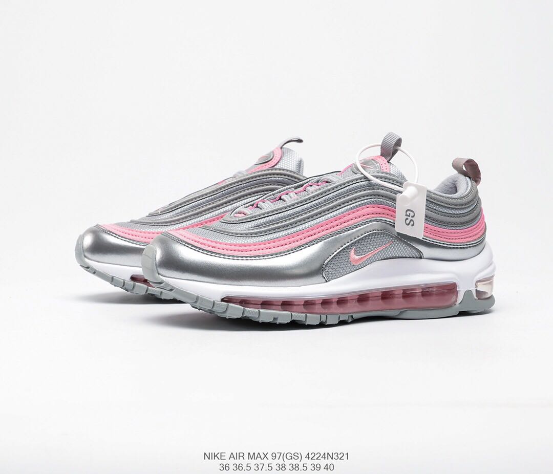 Nike Airmax 97 Silver/Pink, Women's 