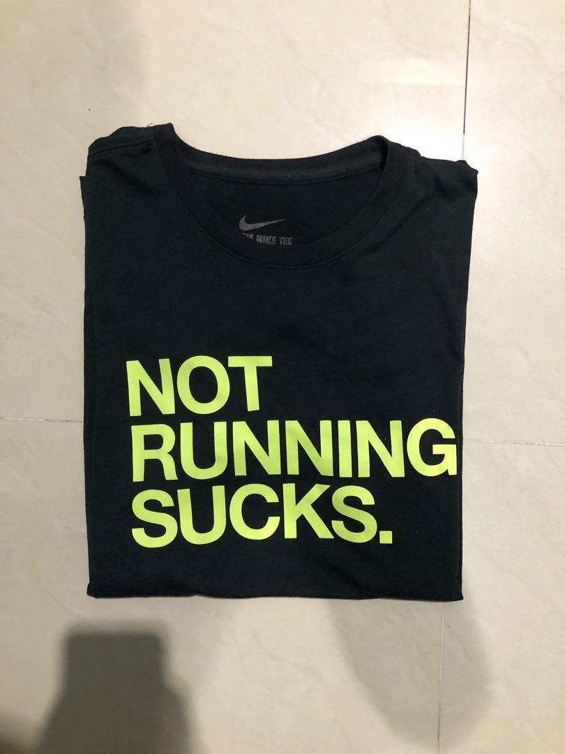 Nike running sucks t shirt clearance