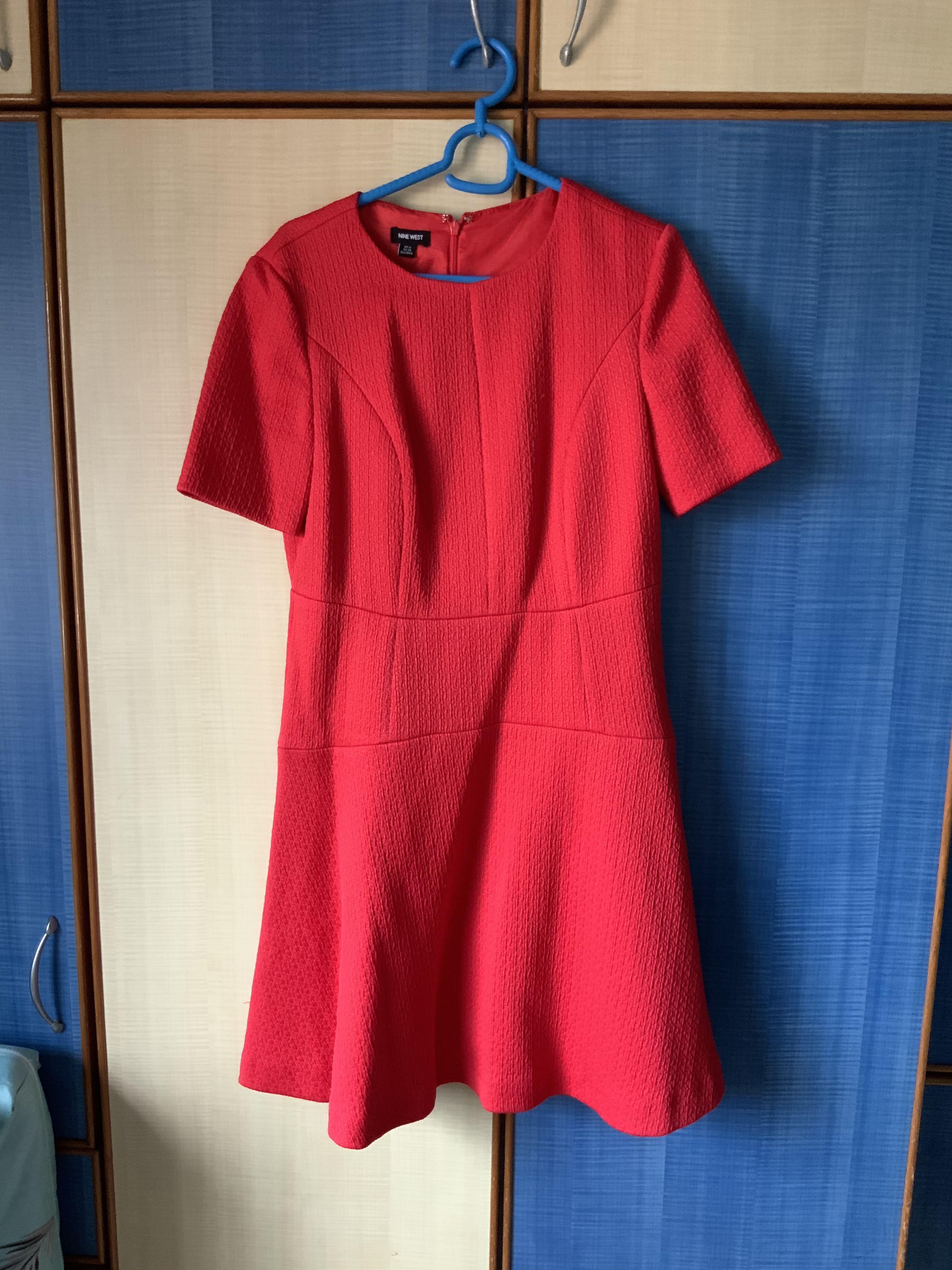 Nine west red dress Clearance