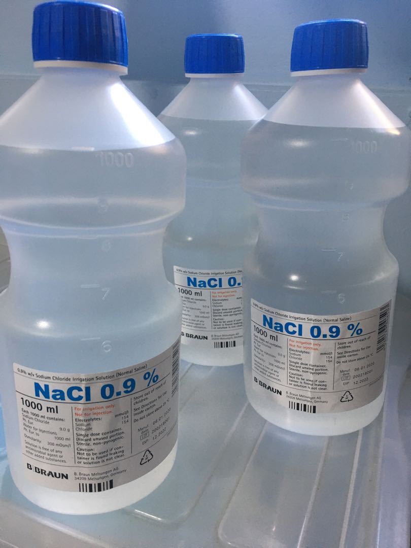 Normal Saline 1000ml Health Nutrition Medical Supplies Tools On Carousell