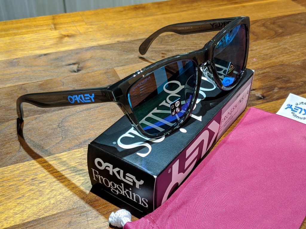 Oakley frogskins smoke grey sale