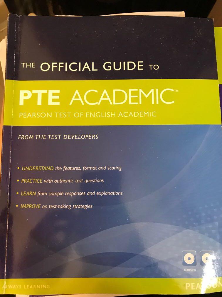 Official PTE guide + 4 sets practice test (連cd rom) 90 new, 興趣及遊戲, 書本
