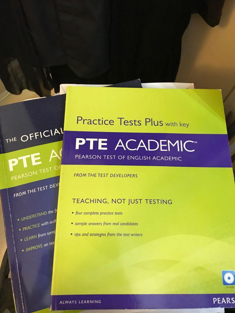 Official PTE guide + 4 sets practice test (連cd rom) 90 new, 興趣及遊戲, 書本