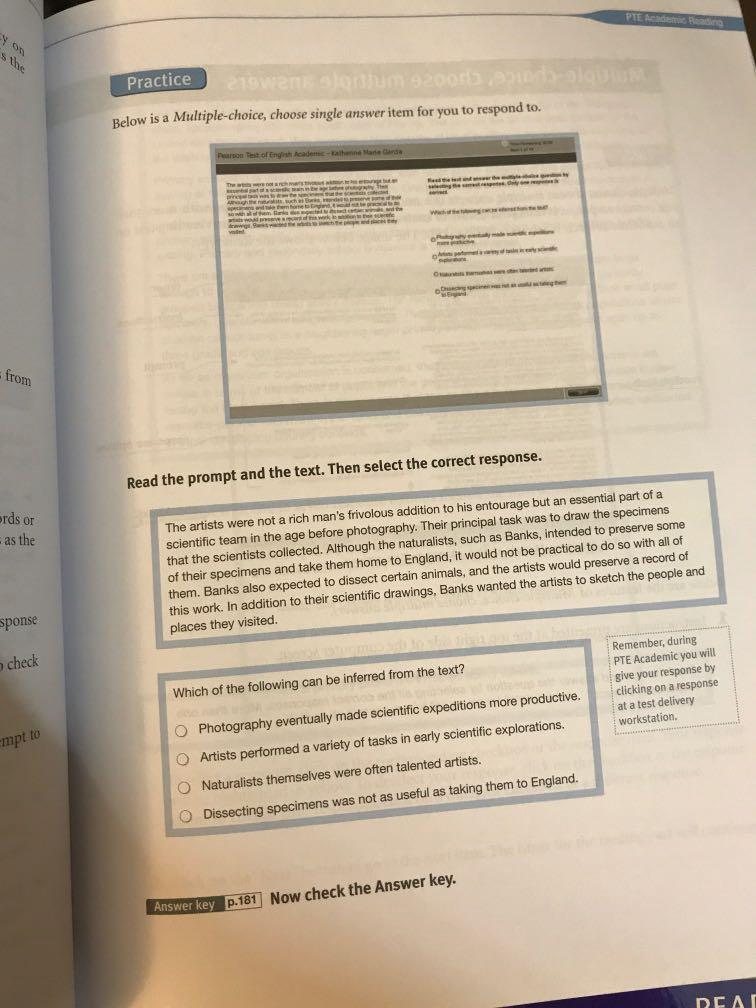 Official PTE guide + 4 sets practice test (連cd rom) 90 new, 興趣及遊戲, 書本