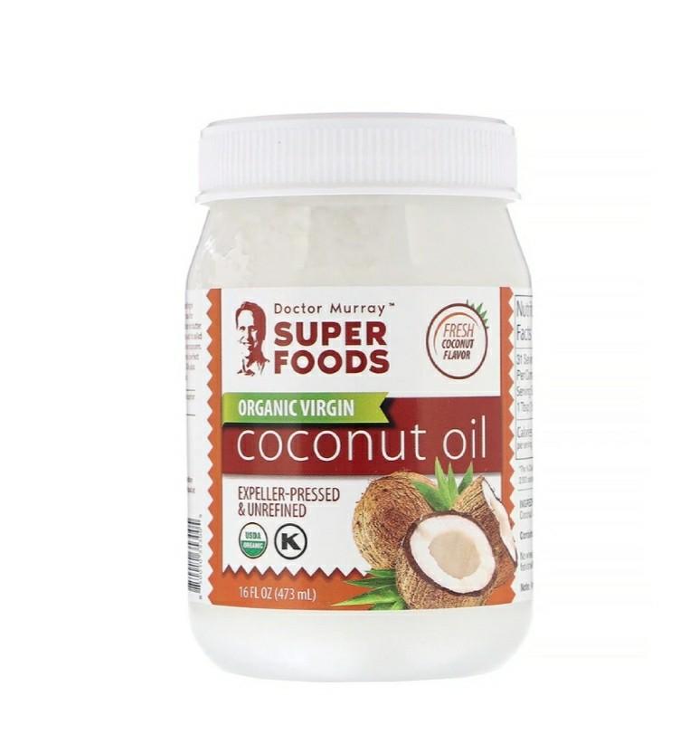Organic Virgin Coconut Oil, ExpellerPressed & Unrefined, 16 fl oz (473