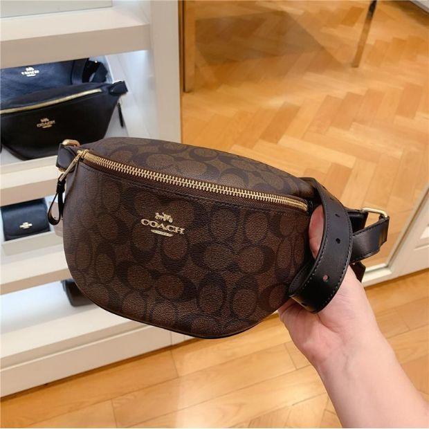 Original COACH Sling Bag Women Men Waist Bag Shoulder Bag, Luxury, Apparel on Carousell