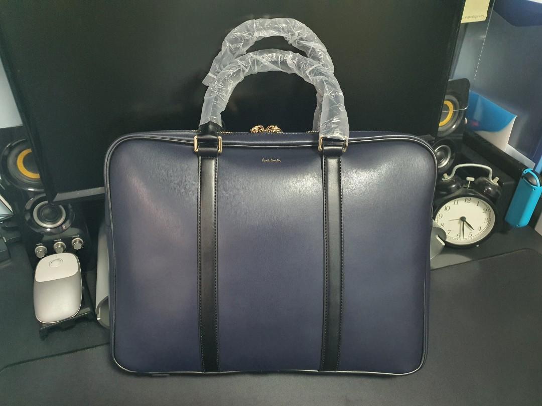 paul smith leather briefcase