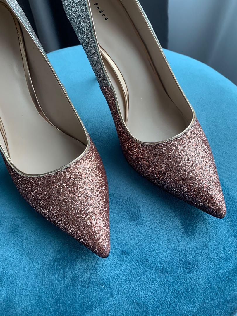 Parisah ombre glitter platform pumps online