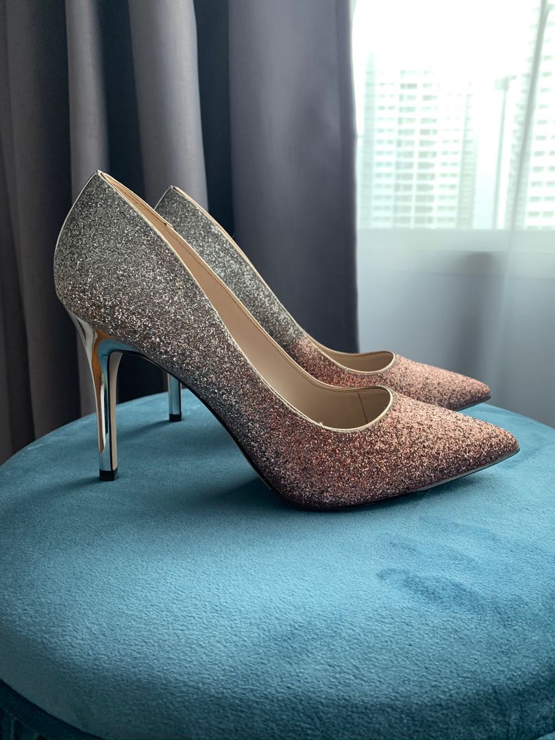 Pedro Ombr Glitter Heels Women s Fashion Footwear Heels on